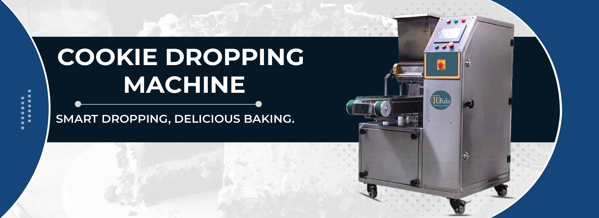 Cookie dropping machine